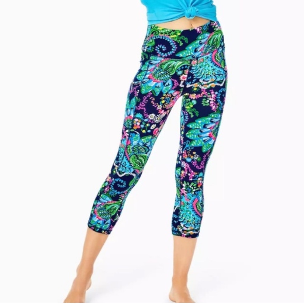 Lilly Pulitzer Take Me to the Sea Leggings SZ S